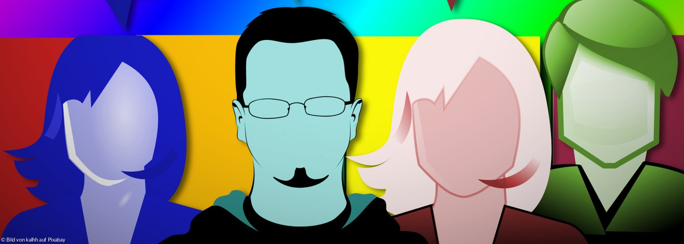 Mann Frau Menschen Gesichter